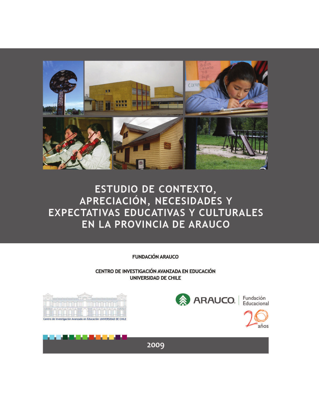 Estudios de Contexto, Apreciación, Necesidades y Expectativas Educativas y Culturales en la Provincia de Arauco.
