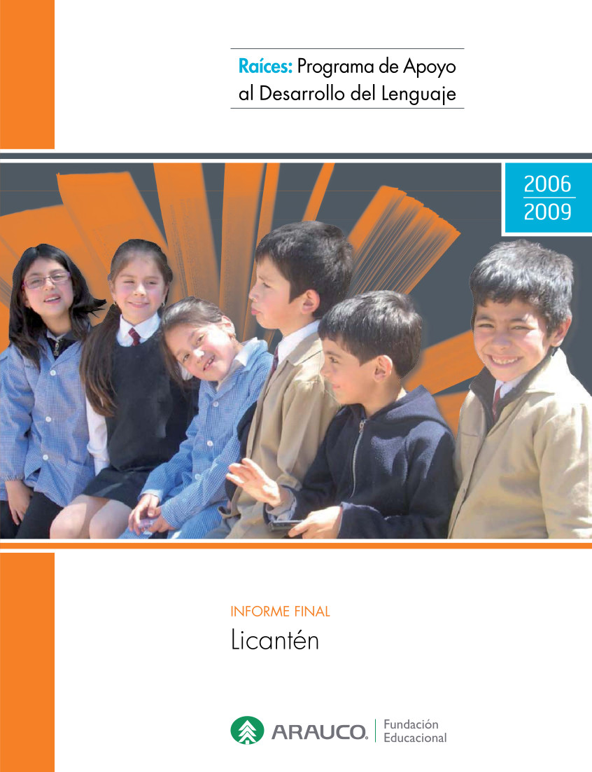 Informe Final Programa Raíces de Apoyo al Desarrollo del Lenguaje, Licantén