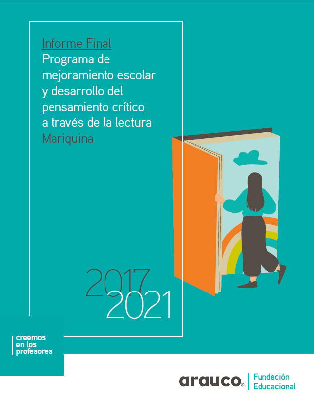 Informe Final Programa de mejoramiento escolar y desarrollo del pensamiento crítico a través de la lectura, Mariquina